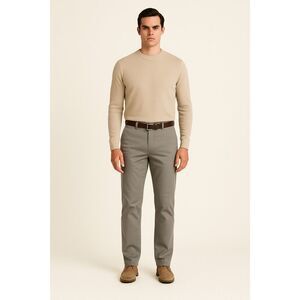 Peter Millar | Gray Flat Front Cotton Modal Blend Pants Size 38 | EUC